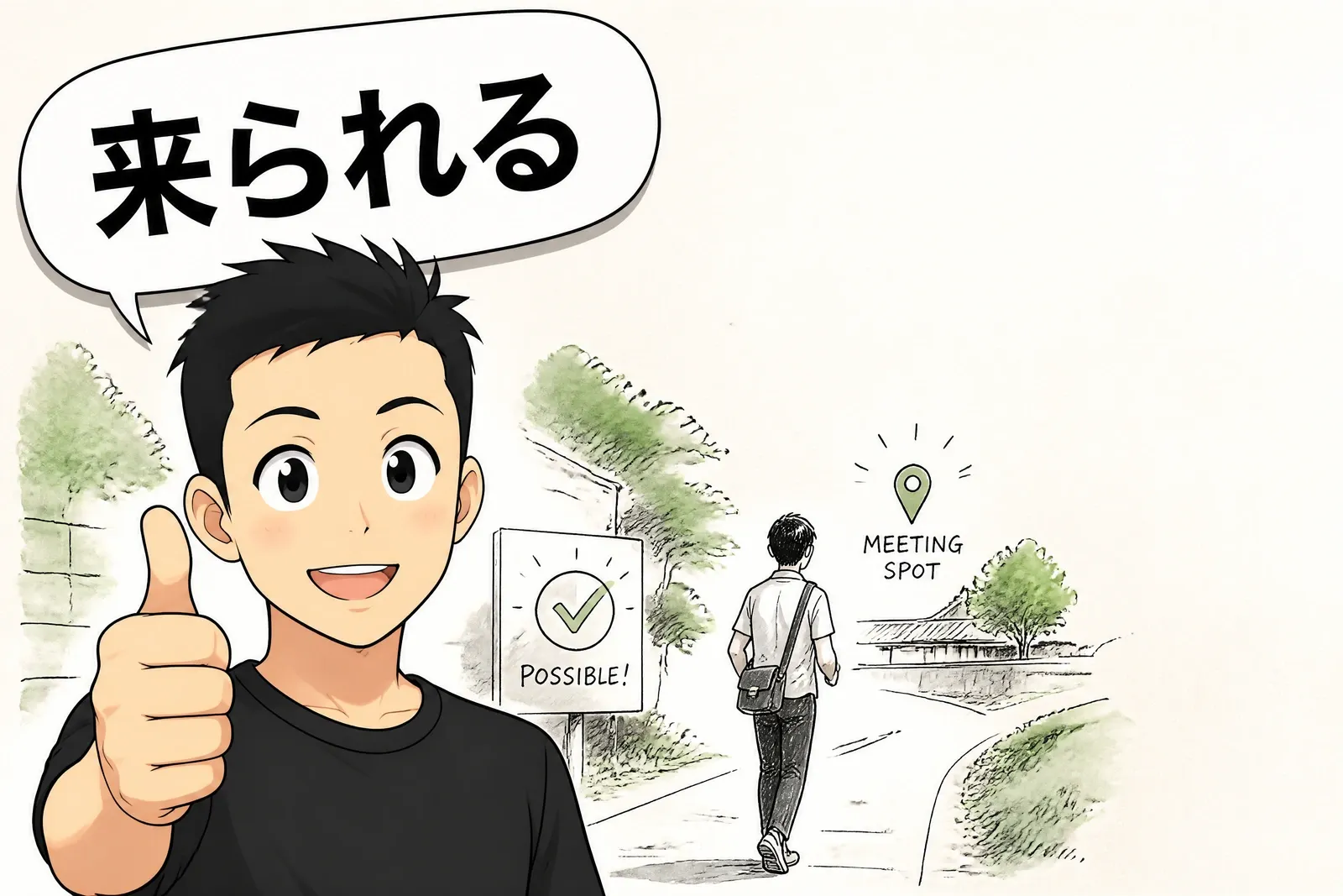 来れる et 来られる : quelle est la différence ?