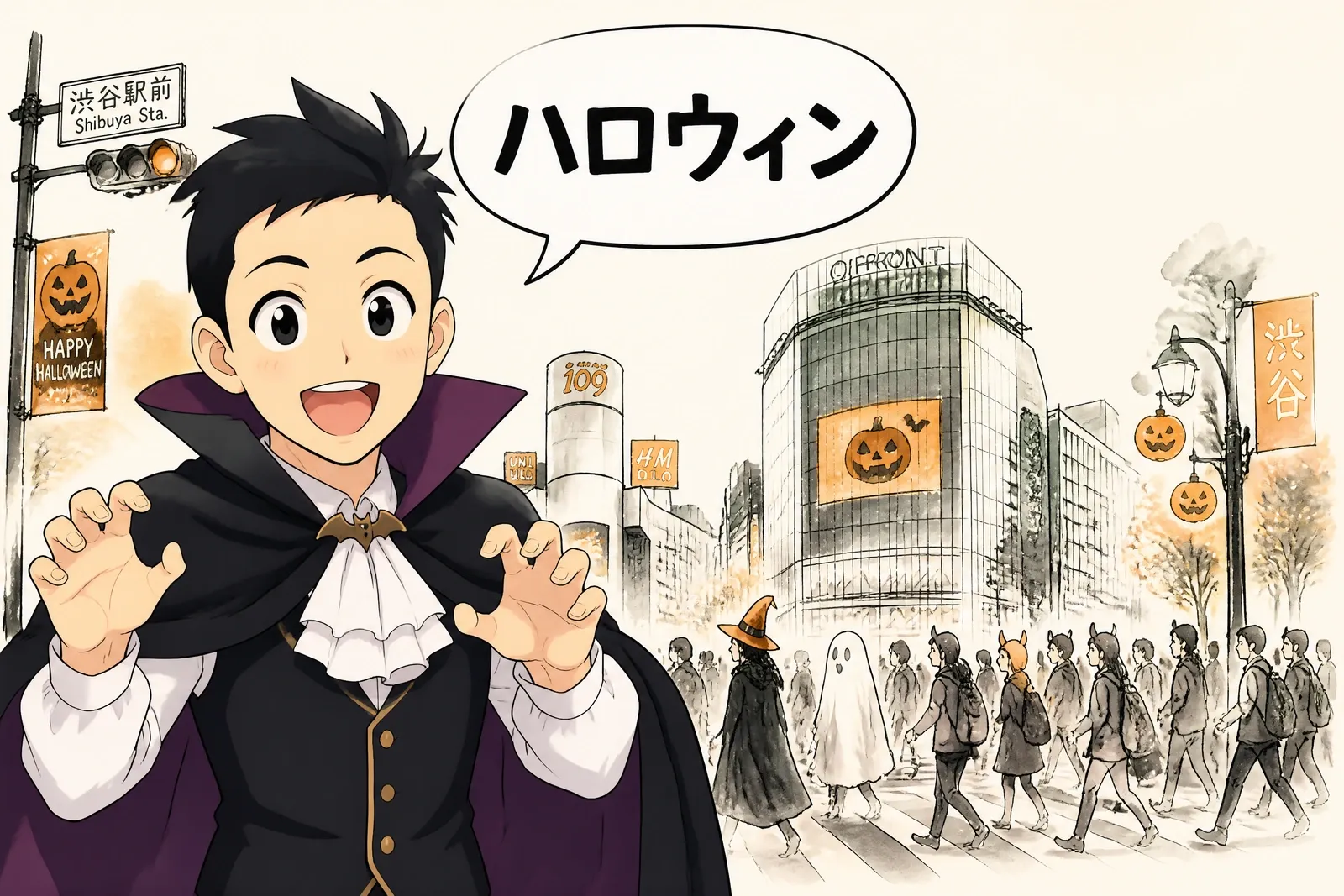 Halloween au Japon : Shibuya en mode cosplay
