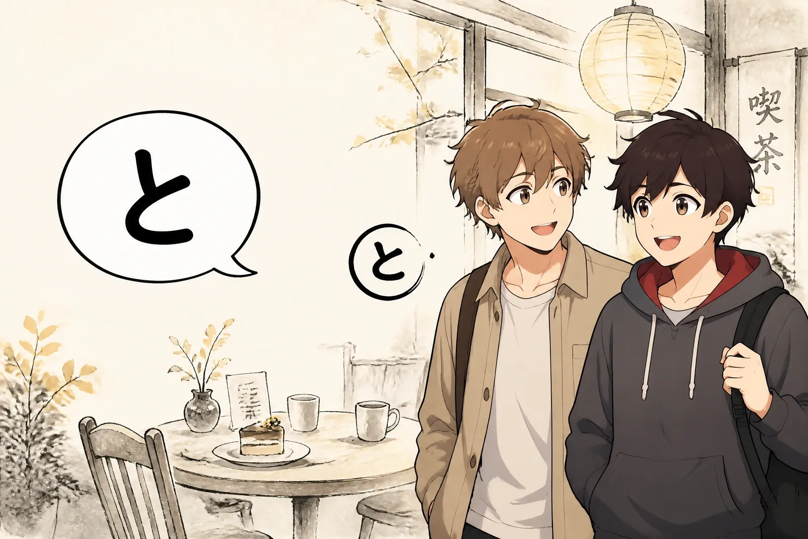 La particule to と en japonais