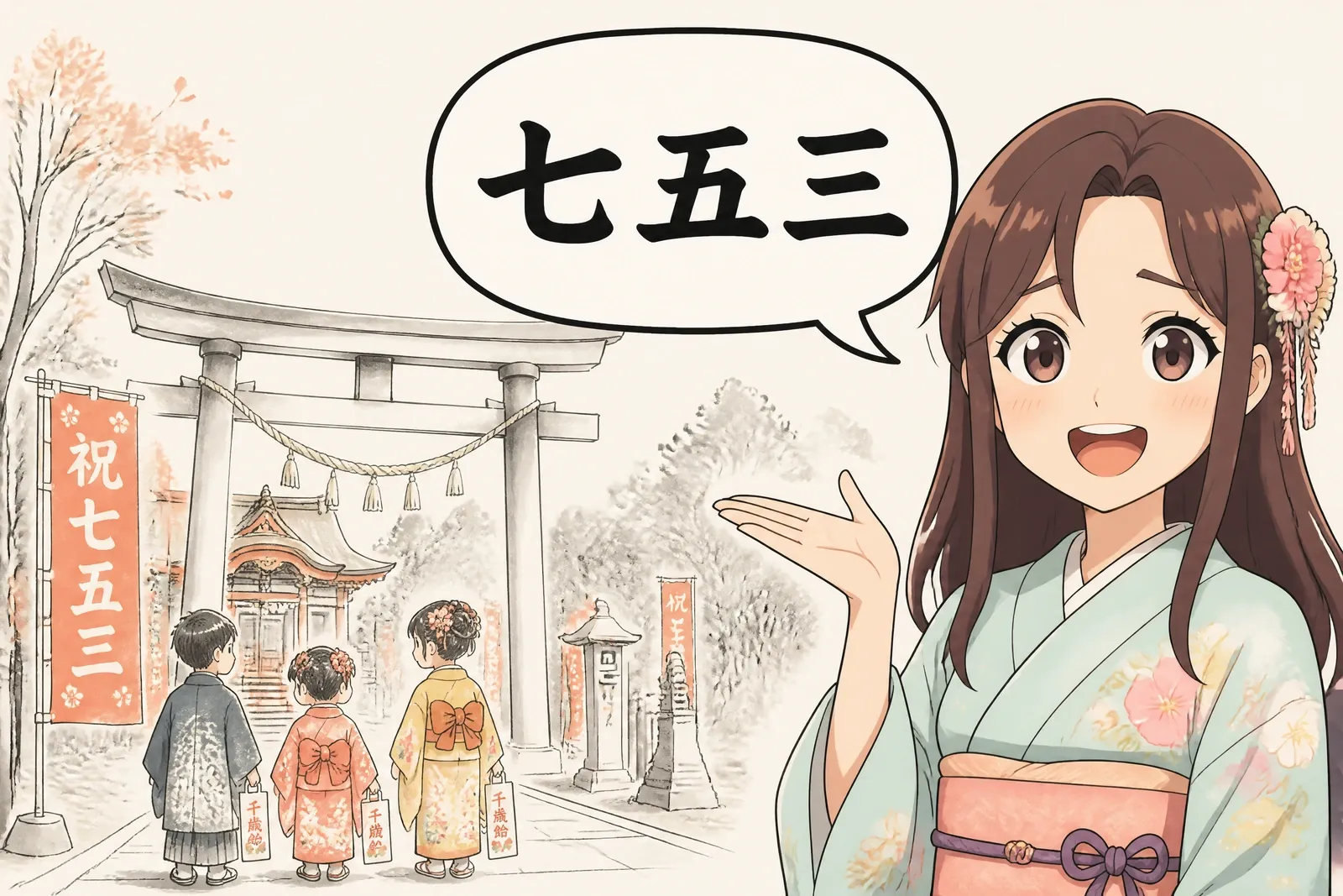 Shichigosan (七五三), la fête des 7, 5 et 3 ans
